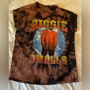 Biggie Smalls Graphic TIE DYE shirt.